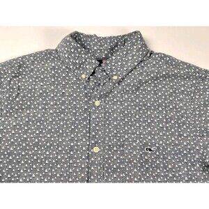 Vineyard Vines Shirt Men's Medium Slim Fit Tucker Sail Boat Button Up
